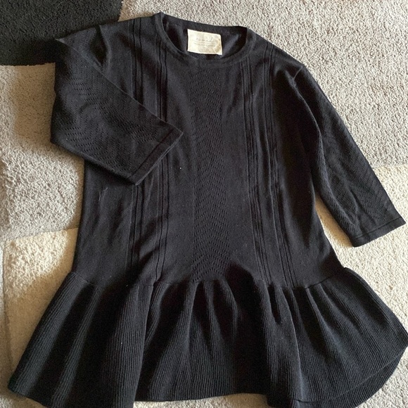 Anthropologie Nomad by Morgan Carper Black Knit Top size XS-S - Picture 3 of 4